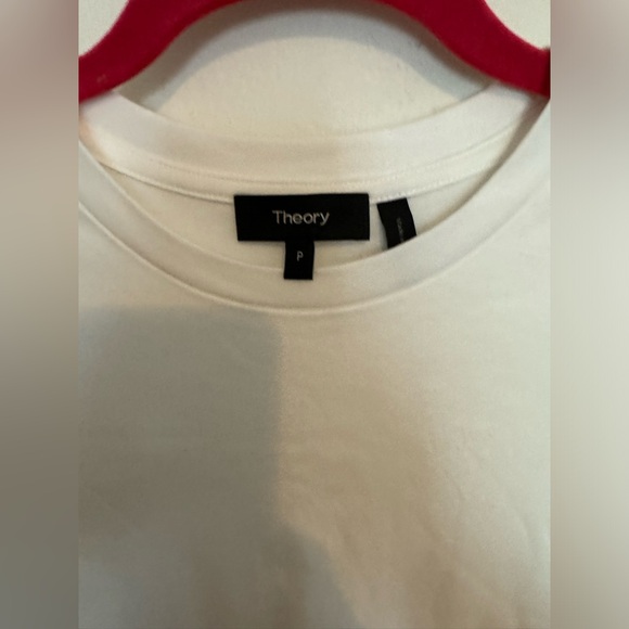 Theory white tee shirt xs - Picture 3 of 3